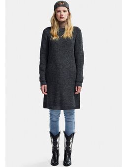 NU 20% KORTING: Gebreide jurk PCELLEN LS O-NECK KNIT DRESS NOOS BC