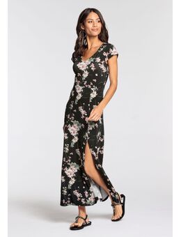 Maxi-jurk met elegante bloemenprint - nieuwe collectie