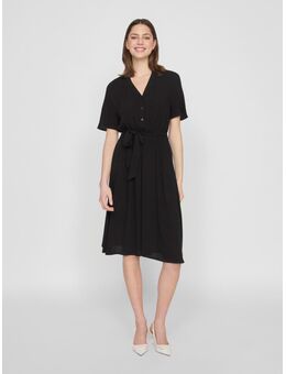 NU 20% KORTING: Jurk met overhemdkraag VIMOASHLY S/S MIDI DRESS - NOOS