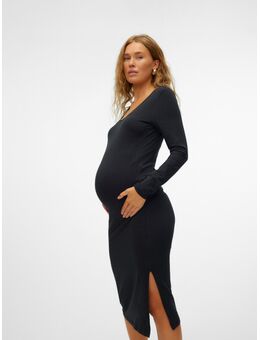 Positiejurk MLEVA LS JRS MIDI DRESS NOOS