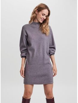 Gebreide jurk VMNANCY LS FUNNELNECK DRESS GA NOOS