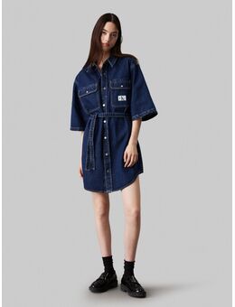 Jeans jurk UTILITY BELTED SHIRT DRESS