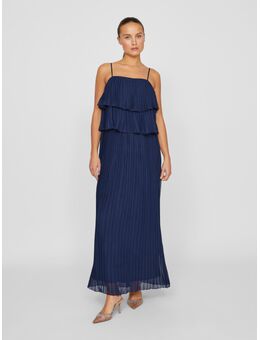 Jurk met bandjes VICHIFFON SINGLET PLEATS DRESS - NOOS