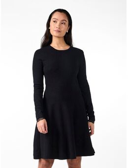 NU 20% KORTING: Mini-jurk YASBECCO LS KNIT DRESS S. NOOS