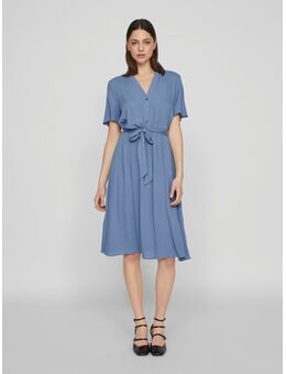 Jurk met overhemdkraag VIMOASHLY S/S MIDI DRESS - NOOS