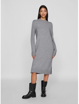 Gebreide jurk VIRIL CREW NECK L/S MIDI DRESS - NOOS