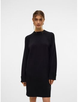 NU 20% KORTING: Gebreide jurk VMGOLD MIX LS HIGHNECK ABK DRESS GA