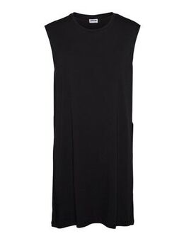 Tall Black Sleeveless Mini T-Shirt Dress New Look