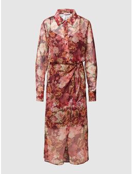 Hemdblusenkleid mit Animal-Print Modell 'LAMA DRESS'