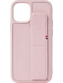 Dual Stand Apple iPhone 12 mini Back Cover Leer Roze