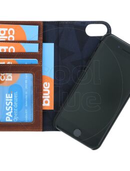 Wallet Apple iPhone SE 2 / 8 / 7 / 6 / 6s 2-in-1 Case Leer Bruin