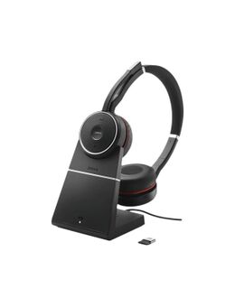 Evolve 75 UC Stereo Office Headset + Charging Stand