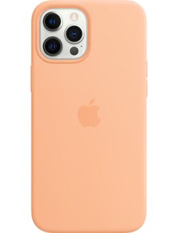 IPhone 12 Pro Max Silicone Back Cover met MagSafe Cantaloupe