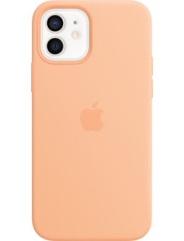 IPhone 12 / 12 Pro Silicone Back Cover met MagSafe Cantaloupe