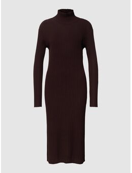 Midi-jurk met opstaande kraag, model 'VALES'